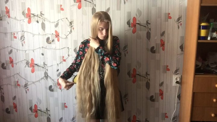 Nearly Scrumptious Super Long Blonde Hair Brushing, Playing - ASMR - Image 2