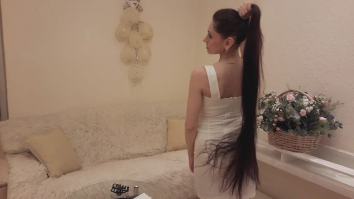 Olga Demidoff - Knee Length Hair Beauty in Living Room - Image 2