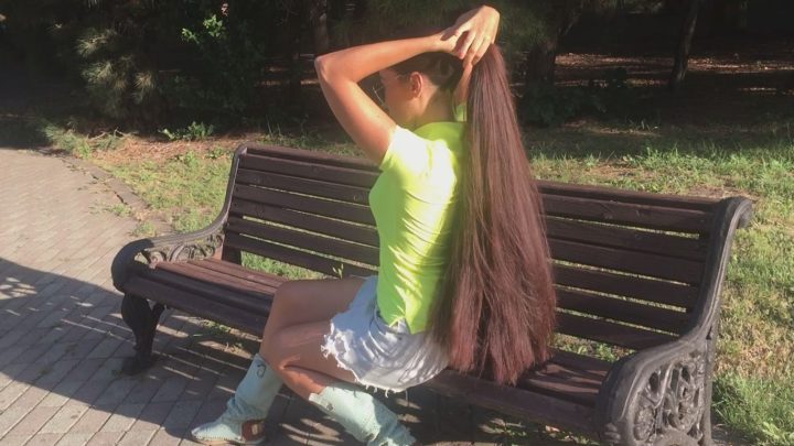 Amazing Hairplay in Bench with Thick Mane: Part. 1 - Image 5