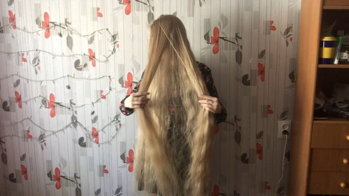 Nearly Scrumptious Super Long Blonde Hair Brushing, Playing - ASMR - Image 5