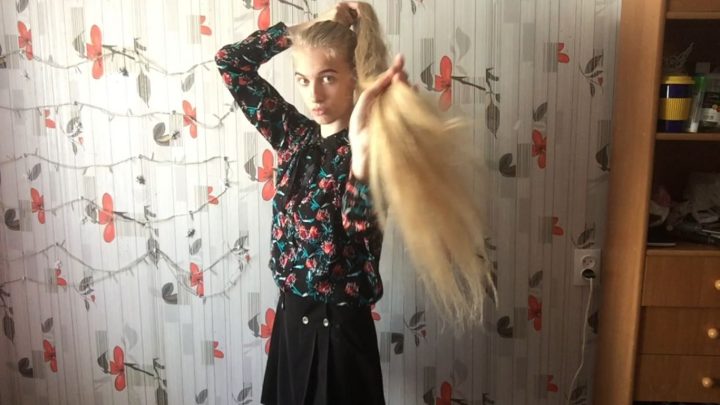 Nearly Scrumptious Super Long Blonde Hair Brushing, Playing - ASMR - Image 8