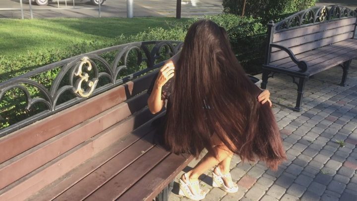 Hairplay in Bench with Thick Mane: Part. 2 - Image 4