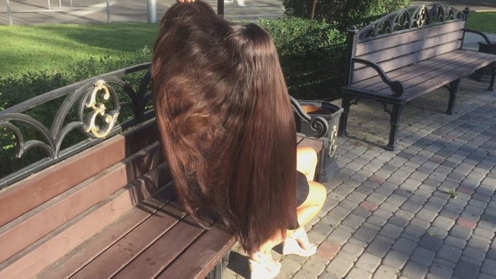 Hairplay in Bench with Thick Mane: Part. 2 - Image 5