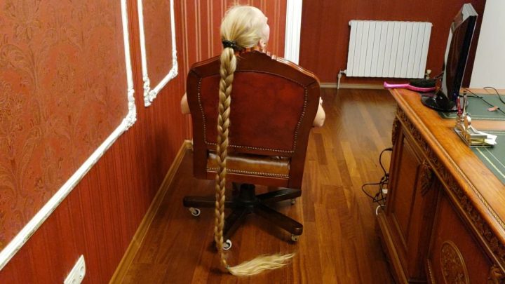 Floor Length Hair Play and Chair Covering in Office - Image 14