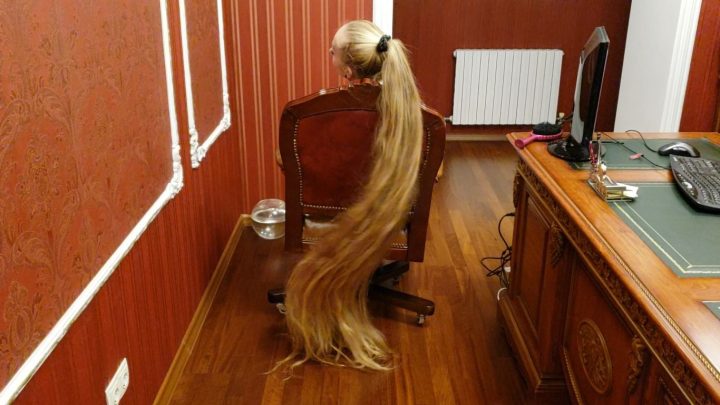 Floor Length Hair Play and Chair Covering in Office - Image 18