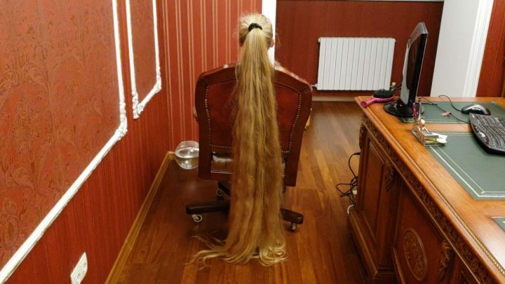 Floor Length Hair Play and Chair Covering in Office - Image 5