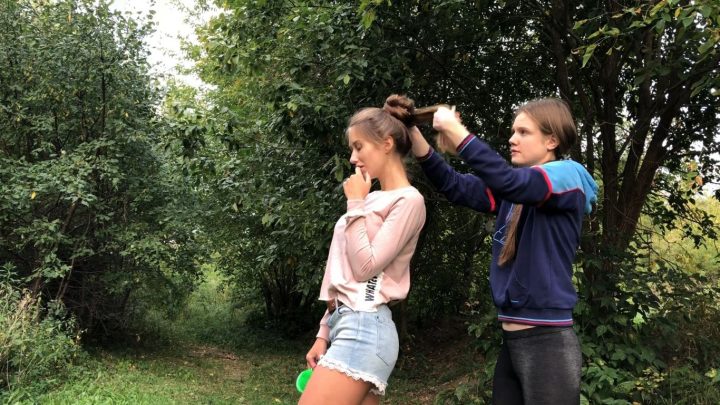 20 Minutes of Two Russian Friends Doing Everything in Nature with Super Soft Long Hair - Image 12