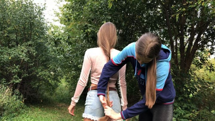 20 Minutes of Two Russian Friends Doing Everything in Nature with Super Soft Long Hair - Image 15