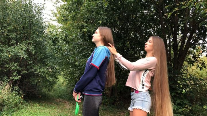 20 Minutes of Two Russian Friends Doing Everything in Nature with Super Soft Long Hair - Image 23