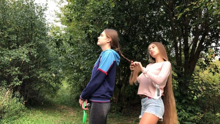 20 Minutes of Two Russian Friends Doing Everything in Nature with Super Soft Long Hair - Image 24