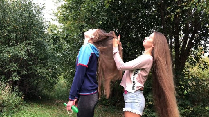 20 Minutes of Two Russian Friends Doing Everything in Nature with Super Soft Long Hair - Image 27