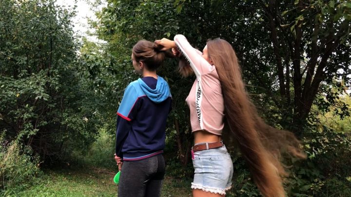 20 Minutes of Two Russian Friends Doing Everything in Nature with Super Soft Long Hair - Image 28