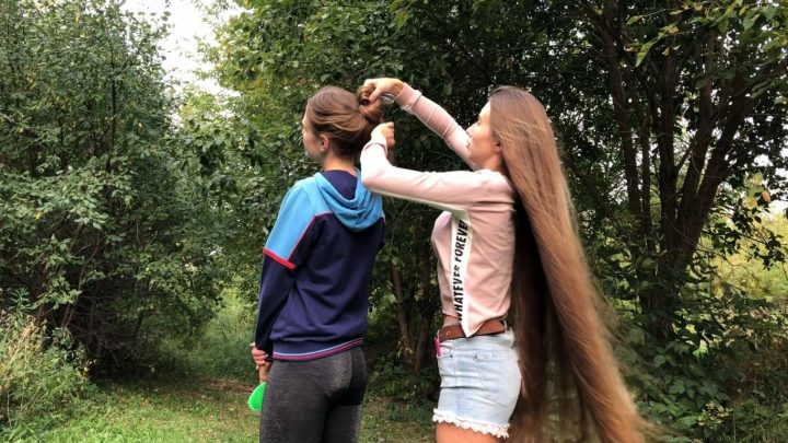 20 Minutes of Two Russian Friends Doing Everything in Nature with Super Soft Long Hair - Image 29