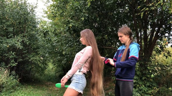 20 Minutes of Two Russian Friends Doing Everything in Nature with Super Soft Long Hair - Image 4