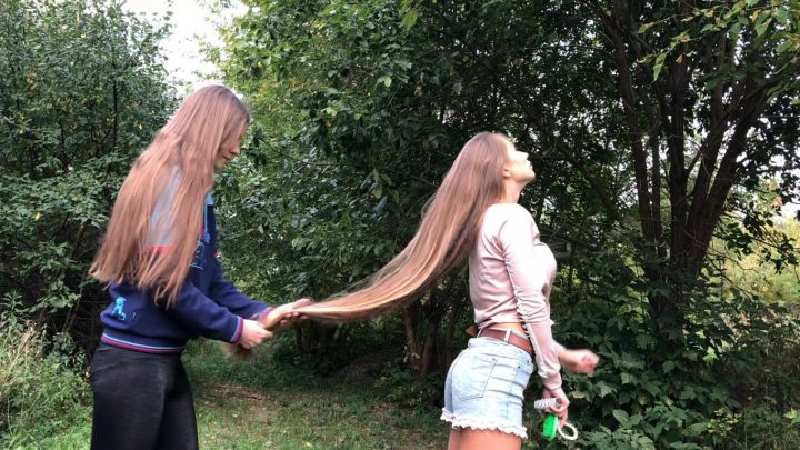 20 Minutes of Two Russian Friends Doing Everything in Nature with Super Soft Long Hair - Image 31