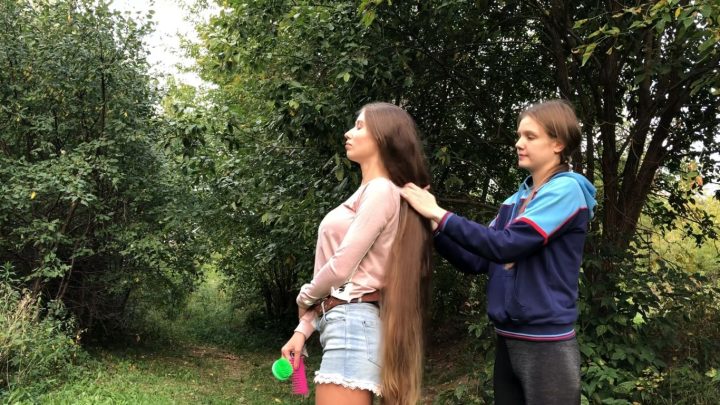 20 Minutes of Two Russian Friends Doing Everything in Nature with Super Soft Long Hair - Image 10