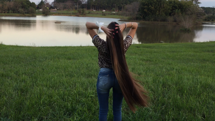 Pamela's Classic Length Hair Show in Beautiful Park - Image 20