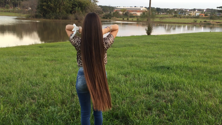 Pamela's Classic Length Hair Show in Beautiful Park - Image 13