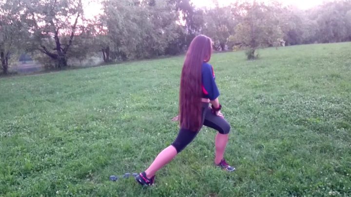 Fitness Rapunzel in Park - Image 10